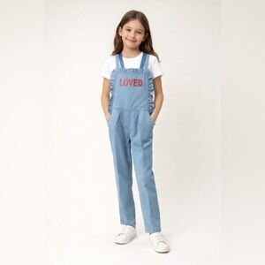 Gucci lightweight Denim Pant Overalls. Excellent Condition. Kids Size 8. HTF.